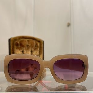 Purple lenses & Creamy Pink Sunnies